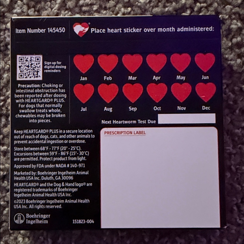 Heartgard Plus Chew for Dogs, 51-100 lbs, 6 Chews (6-mos. supply) - Picture 3 of 5